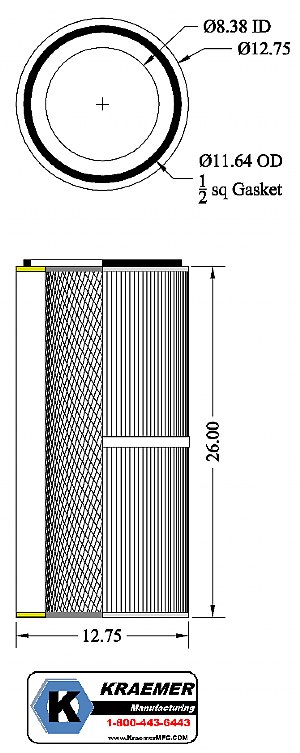 Open/Open 26" lg 120 Pleats (Polyester)